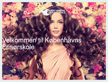 Tablet Screenshot of kbhfrisoerskole.dk
